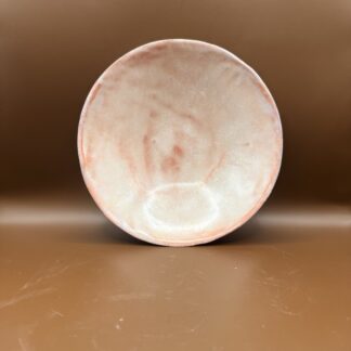 Tallerken – rosa og hvid